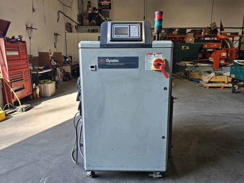 Illinois Tool Works Dynatec #M70DGSHS2D1, Hot Melt Adhesive Supply Unit, 155 lb. hopper capacity, 59-209