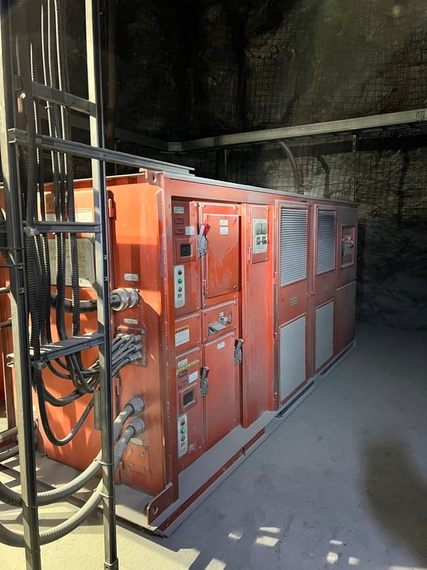 Metalec, Underground Substation/Mine Power Center, 800/1000 KVA, 13,800 Pri., 600 Sec., 3PH, 2010, (3