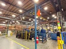 .25 Ton, Gorbel Workstation Crane 18' x 30' x 11', On Ground at Houston Crane, Inc.