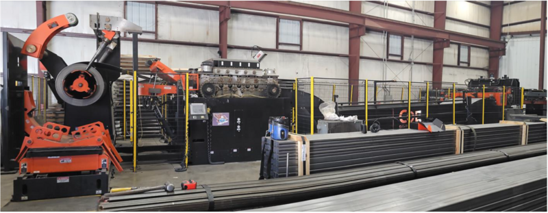 60" x .25" Coe Press Equipment, Cut-To-Length line 50000 lb., 72" outside dimension, 19.25"-24.75" ID, 140