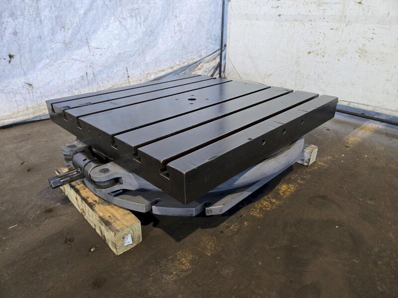 36" x 36" air lift rotary table