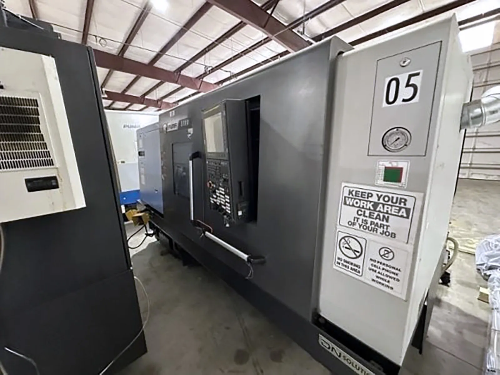 Daewoo Doosan #Puma-5100B, CNC lathe, 35.4" swing, 46.4" centers, 24" chuck, 7.12" bore, 6.6" bar, 1500 RPM
