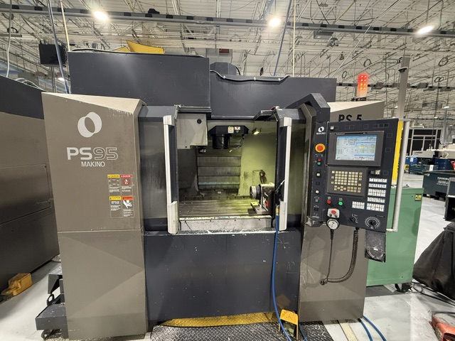 Makino #PS95, CNC vertical machining center, 30 automatic tool changer, 36.2" X, 20" Y, 18.1" Z, 12000 RPM