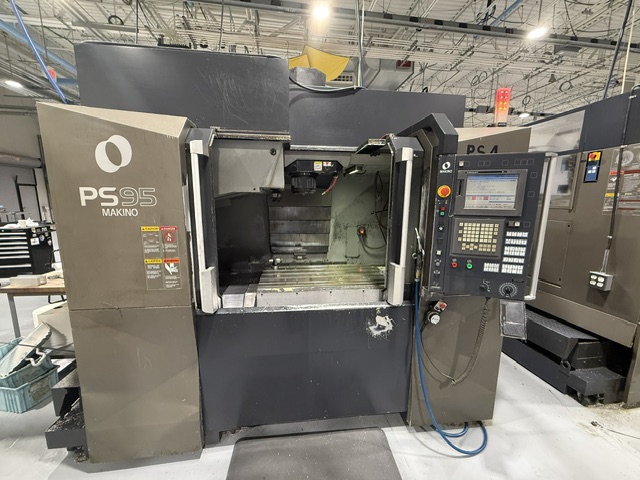 Makino #PS95, CNC vertical machining center, 30 automatic tool changer, 36.2" X, 20" Y, 18.1" Z, 12000 RPM