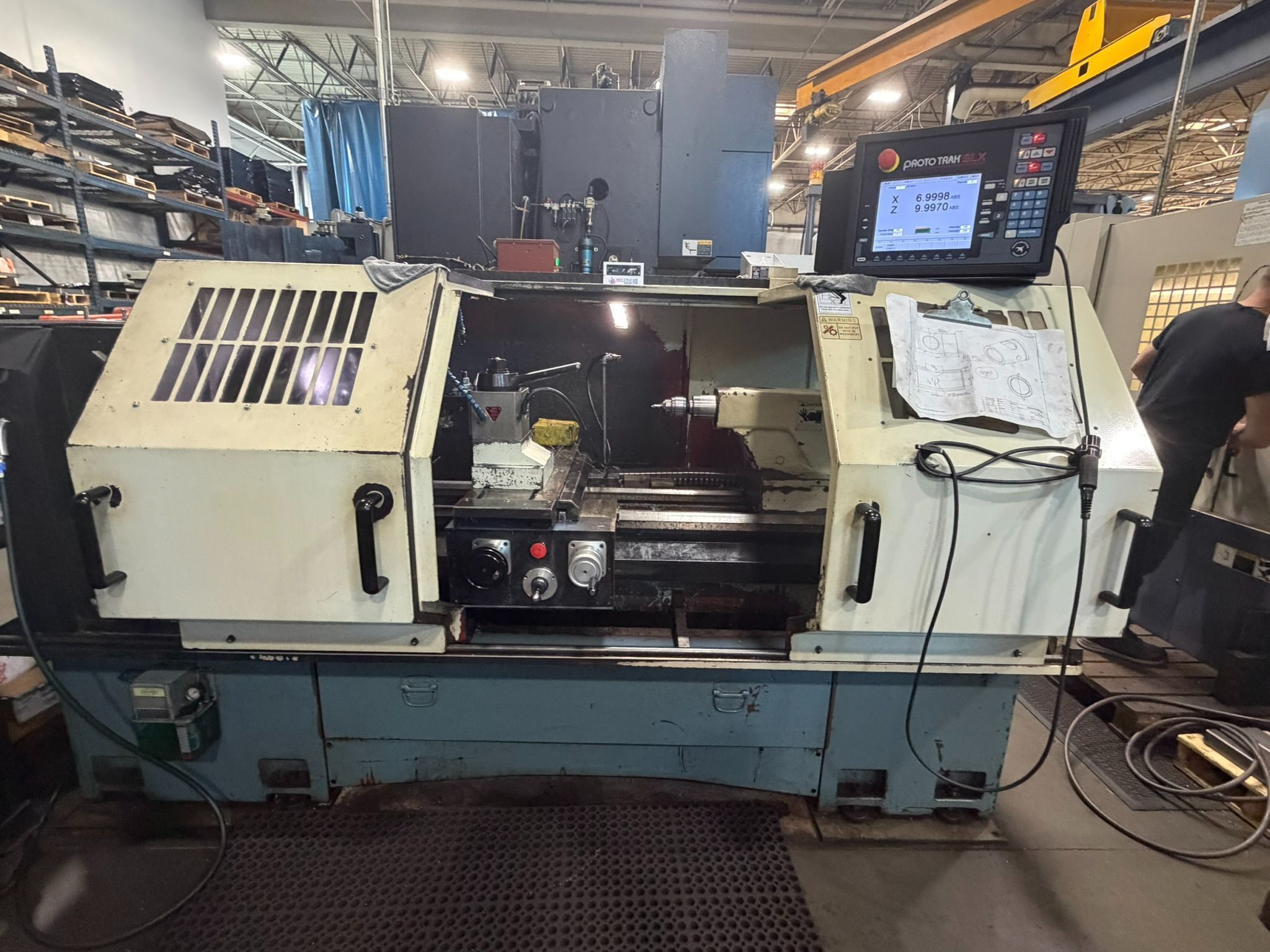 Southwestern Industries #Trak-2460SX, 2-Axis CNC Lathe, 24" swing, 60" centers, 12" chuck, 1800 RPM