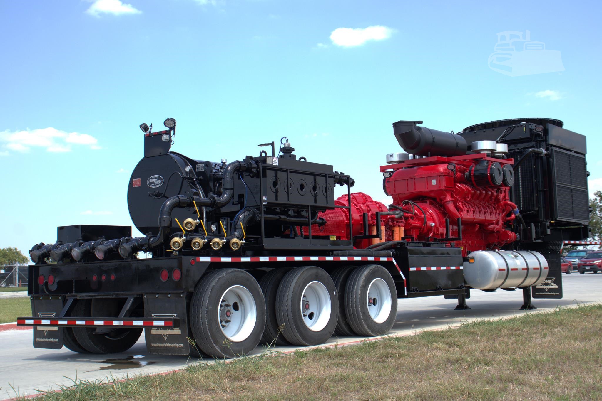 8300 psi @ 1357 GPM, IDMS #Magnum-2500-Q-WB, high pressure water blast pump trailer, 2500 BHP @ 1900 RPM, MTU