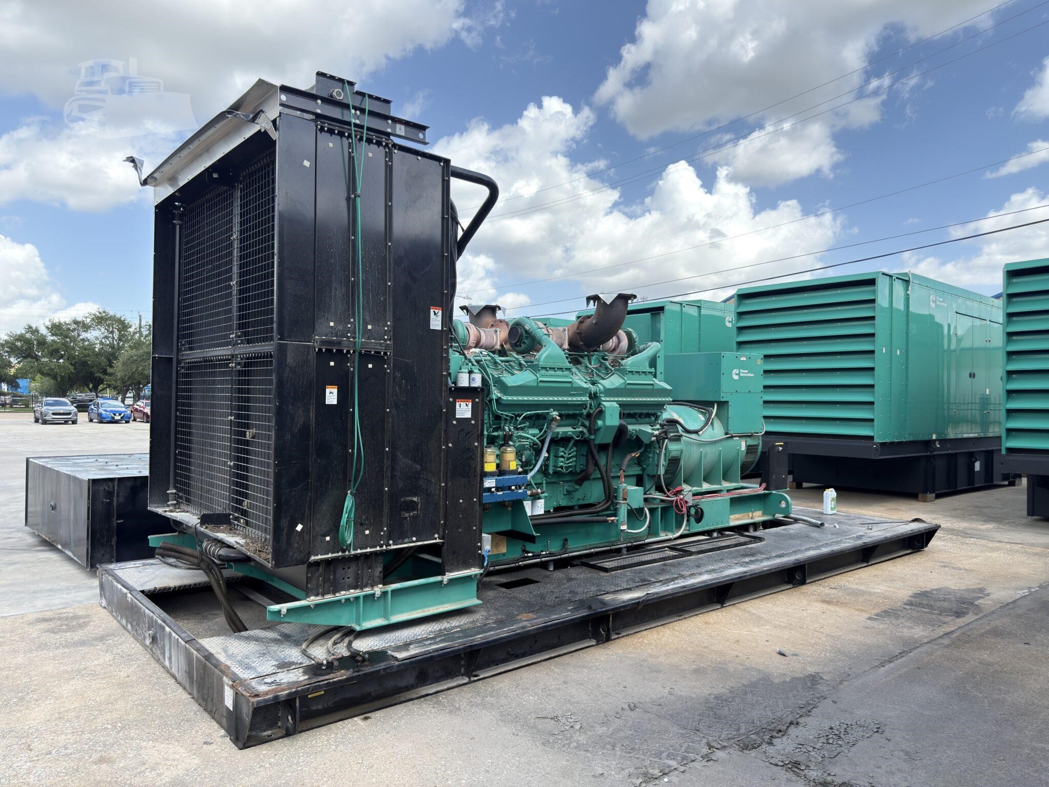 2000 KW Cummins, Diesel Generator Set, 277/480 Volts, Cummins QSK60-G6 engine, 3PH, standby, enclosed, 470