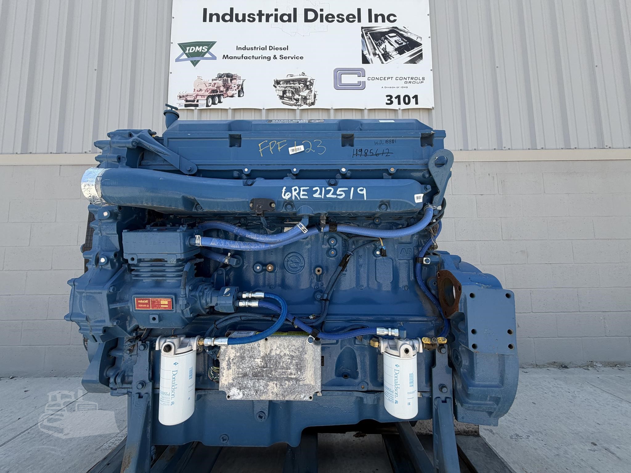 500 HP Detroit #60-Series-12.7, diesel engine, rblt.