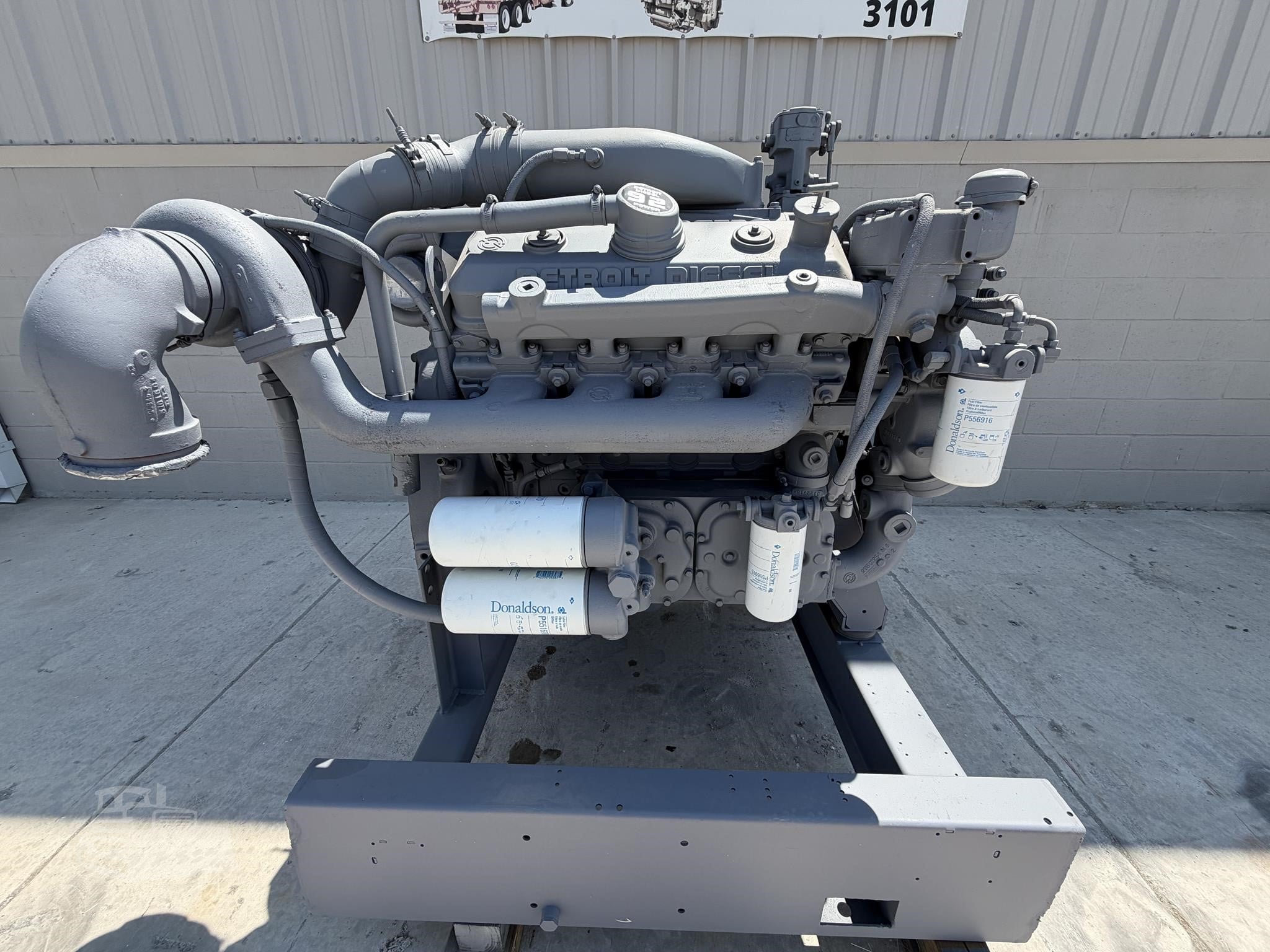 643 HP Detroit #8V-92TTA, diesel engine