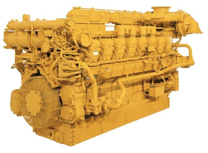 Caterpillar #3516, diesel engine, rblt.