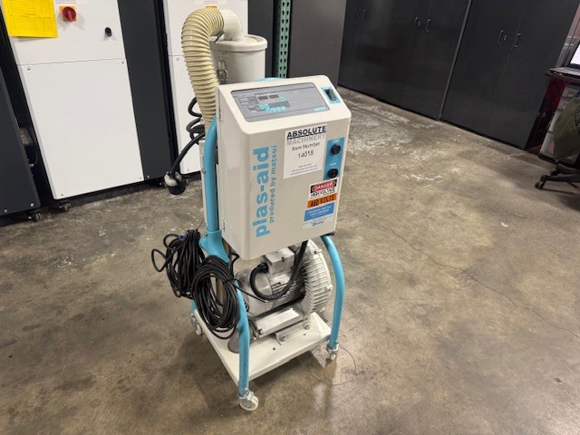 Matsui #JL4-6VC, vacuum hopper loading system, 3.4 HP, with JC-18 Jet clone receiver, 2009
