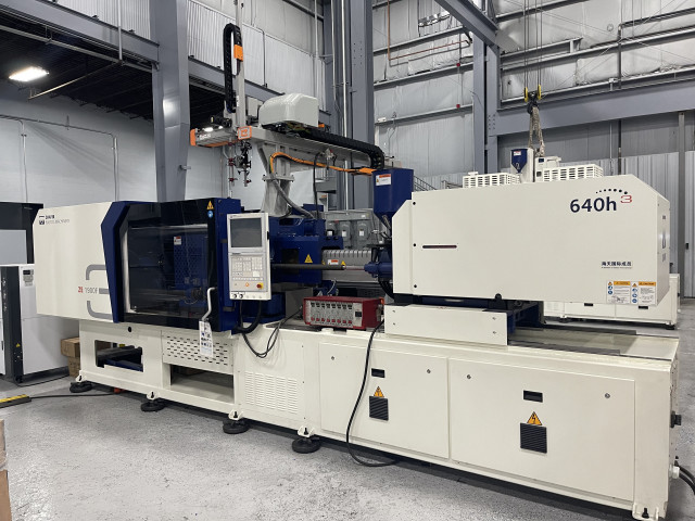 214 Ton, 8.09 oz., Haitian #ZEIII-1900F/640H, high speed injection molding machine, 40mm screw diameter, 2020