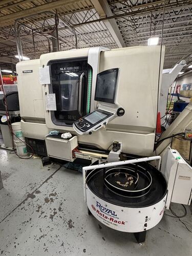 DMG, Mori #NLX-1500SY/500, multi-axis lathe, 29.7" swing, 6" chuck, 2" bar, 5-Axis, 12' FMB magazine bar