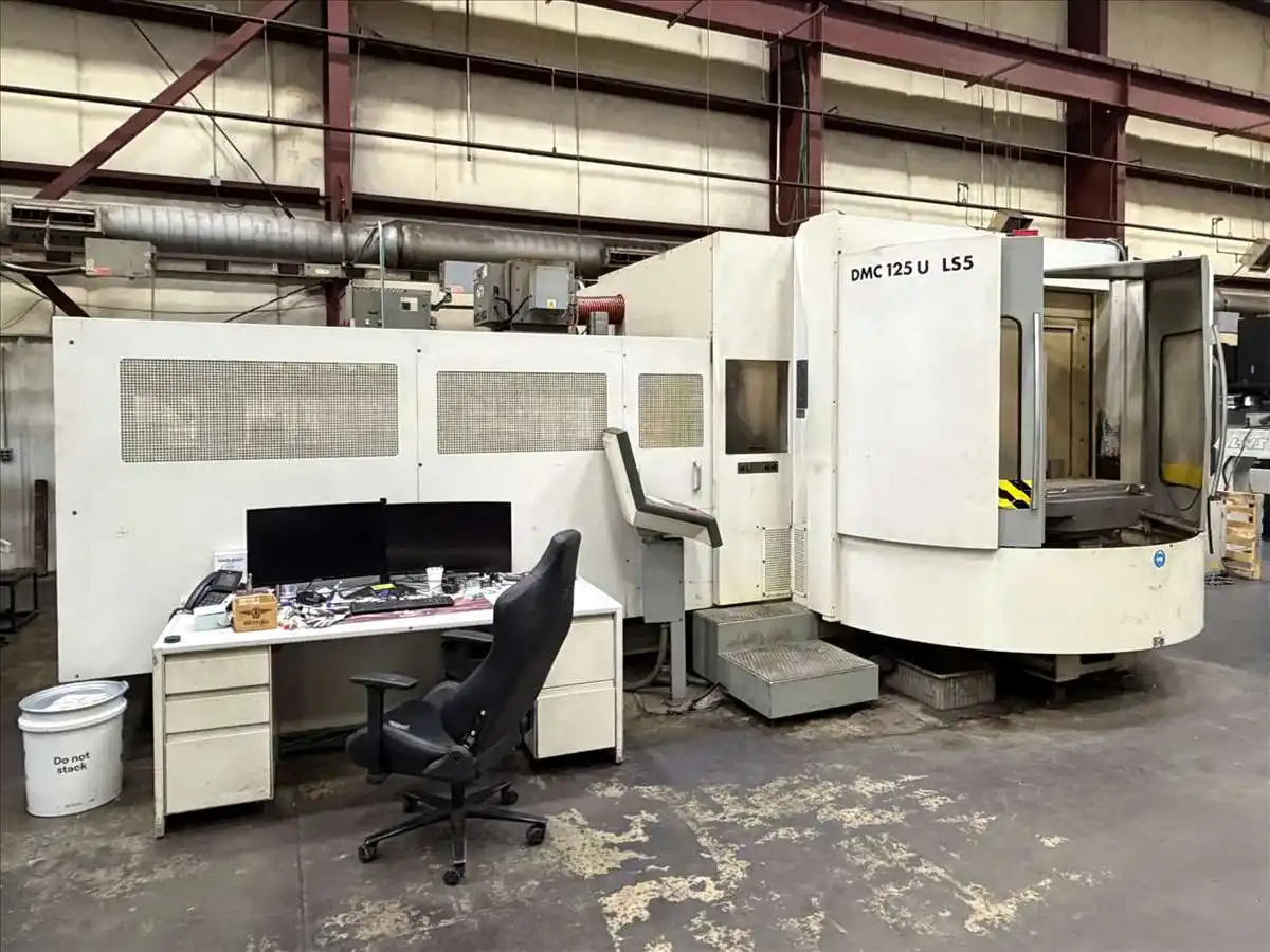 Deckel Maho #DMC-125U, 5-Axis universal machining center, Heidenhain Control, 49.2" X, 34.6" Y, 31.5" X