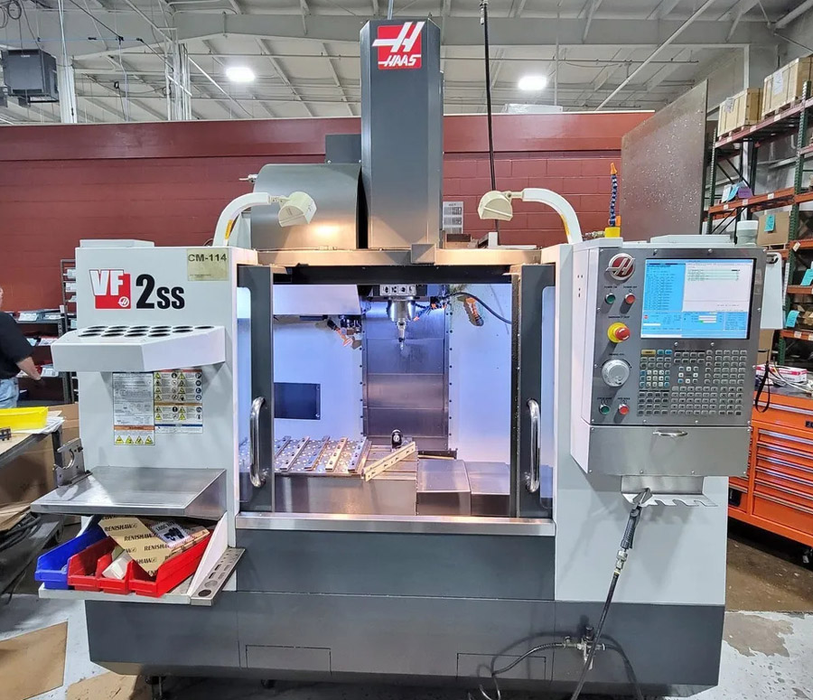 Haas #VF-2SS, CNC vertical machining center, 30" X, 16" Y, 20" Z, 12000 RPM, 24 side mount tool changer