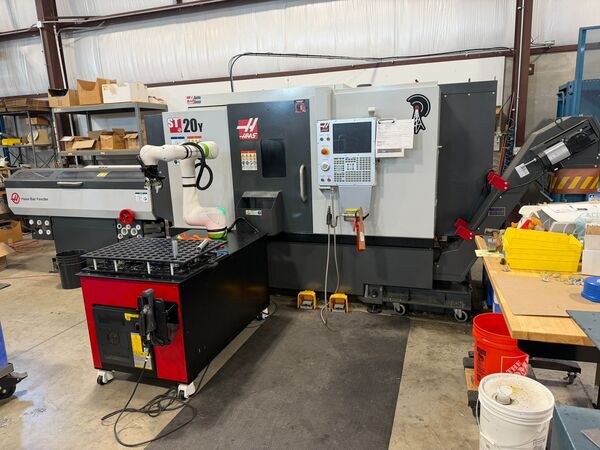 Haas #ST-20Y, CNC lathe, 31.7" swing, 8" chuck, 2" bar, 12" diameter, 21" length, 20 HP, 4000 RPM, sub