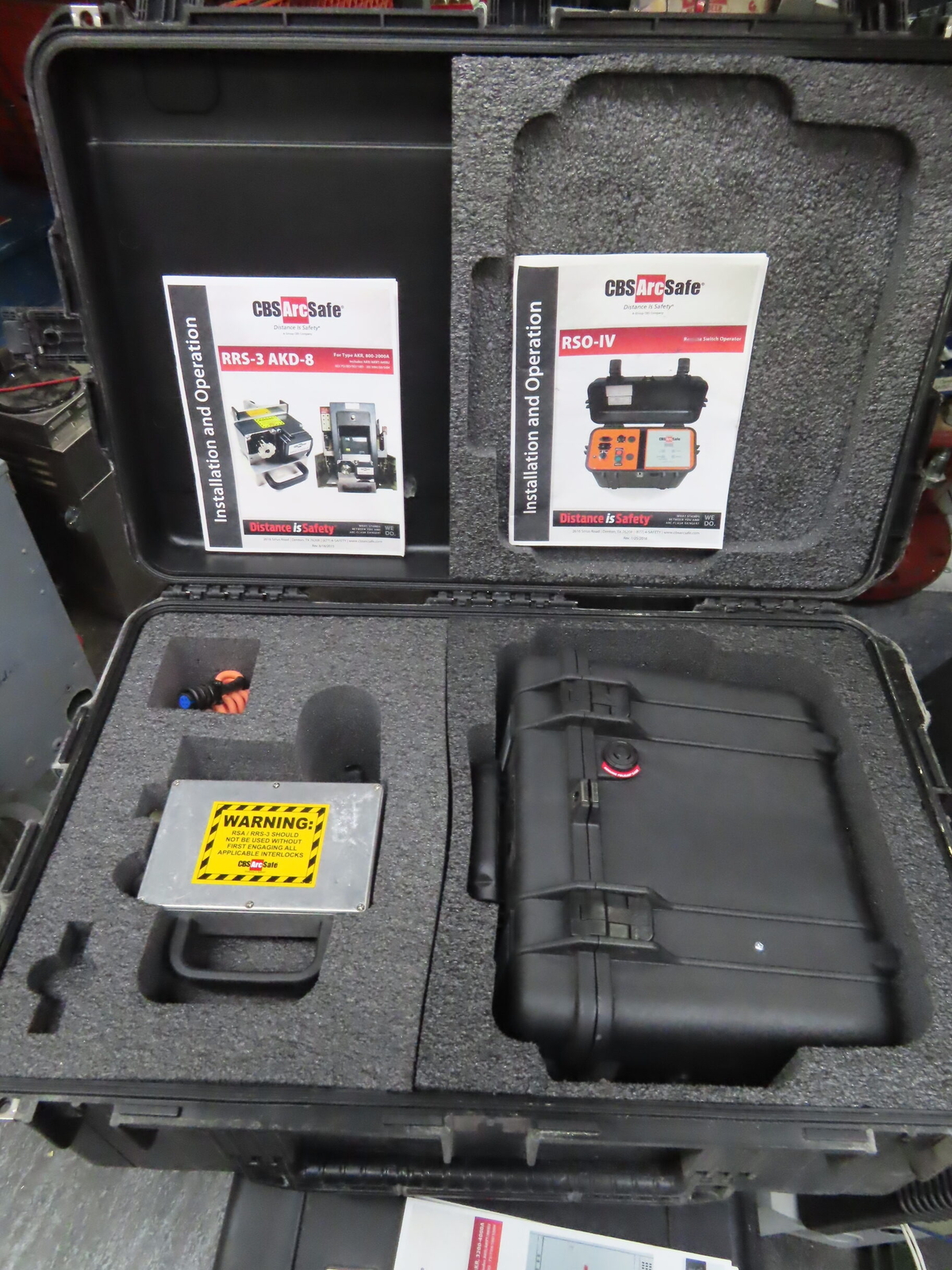 CBS ArcSafe #RRS-3, Remote Switch Operator, for General Electric AKD-8 Air Circuit Breaker, 120/240 Volts, 1