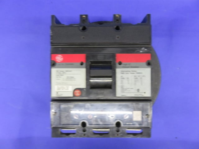 300 Amps, General Electric #TJL4V2603, Circuit Breaker, 3-pole, 600 Volts, w/ T4VTNG trip