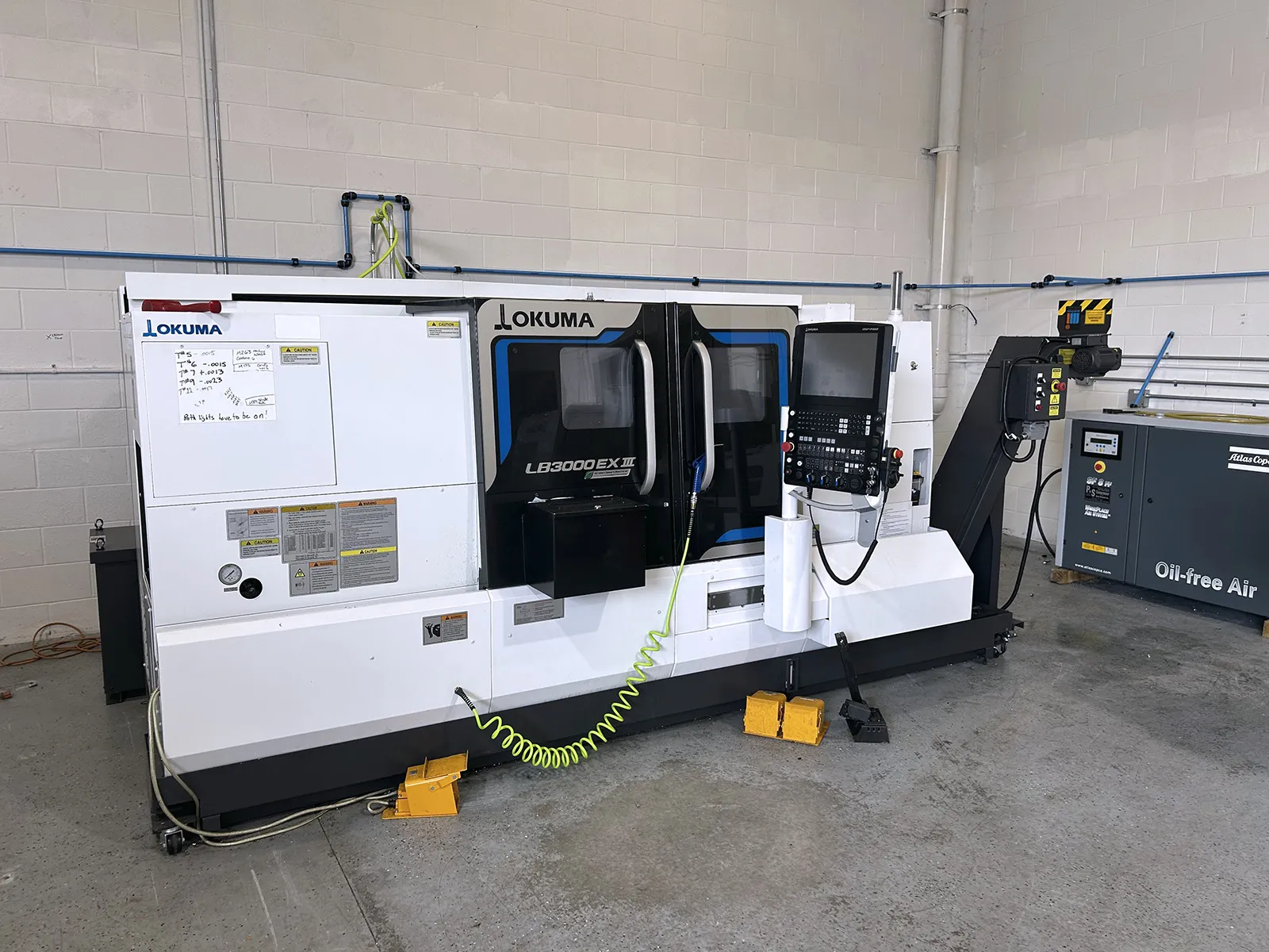 Okuma #SpaceTurn-LB3000EXIII/1000, CNC lathe, 22.8" swing, 12" chuck, 3.1" bar, 39" length, 12 turret