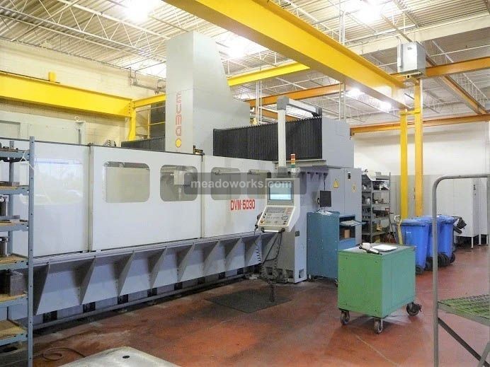 Eumach #DVM-5030, 5-Axis CNC Gantry Machining Center