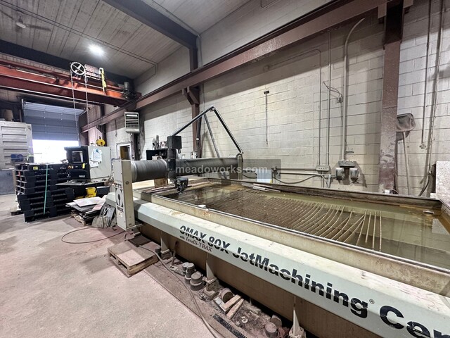 Omax #80X, CNC Waterjet Cutting System, Intelli-TRAX drive, EnduroMax pump, Omax Precision Velocity control