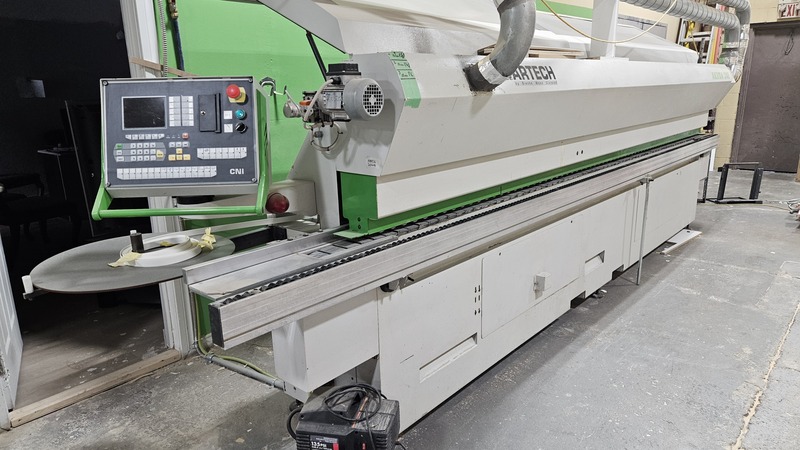 Biesse #Akron-246, Single-Sided Automatic Edgebander w/ Pre-Milling, 0.315" edge thickness, 1.96" panel