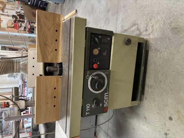 SCM #T110, Woodworking Shaper, 1-1/4" spindle, 39" x 25" cast iron table, 12.6" max. tool diameter