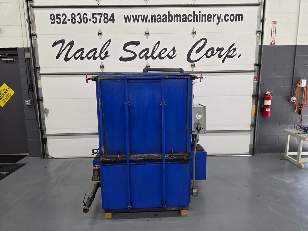 Insta-Clean #IC-10, Heated Rotary Parts Washer, 34" diameter x 28" washing envelope, 175°F max. water temp.