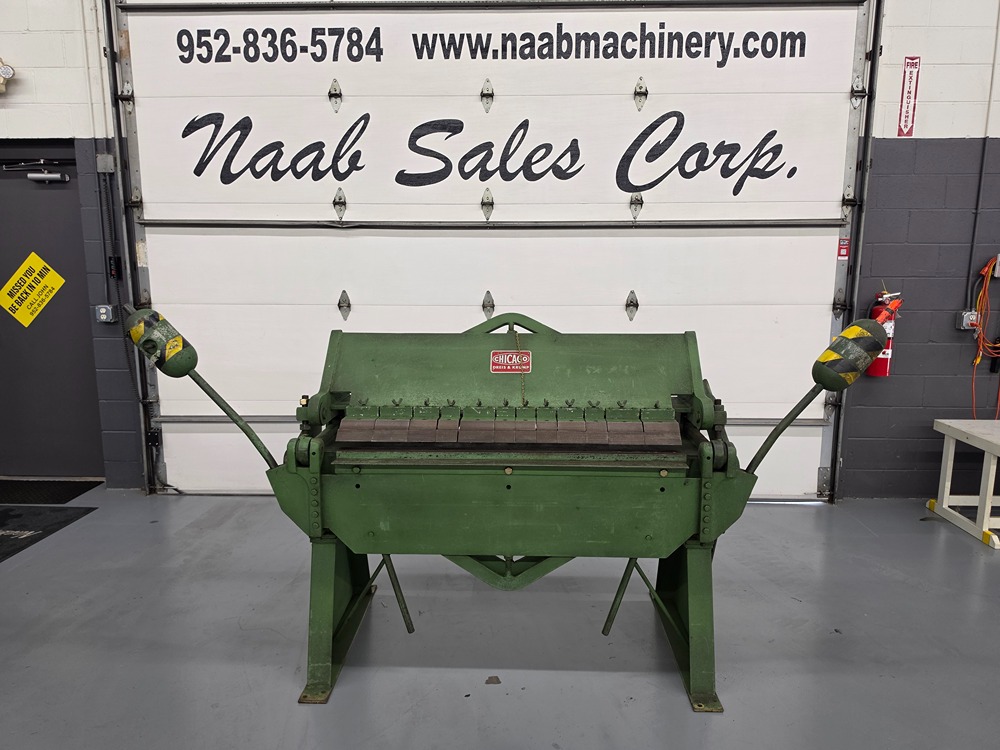 12 Dreis & Krump #BPO-412-6, Hand Operated Box & Pan Finger Brake, 1-5/8" max. opening, 48" bed length, (12)