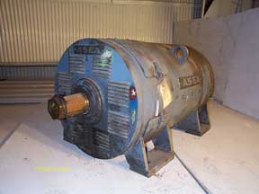 150 HP 480/1200 RPM Abb, Frame LRF816, TENV, Shunt, 230 Volts, DC Crane and Mill Motor (3 available)