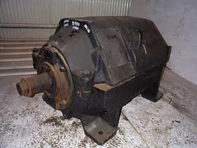 100/135 HP 460/410 RPM Westinghouse, Frame MC16, TENV, Series, 230 Volts, DC Crane and Mill Motor