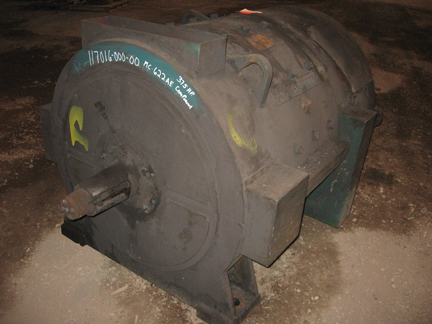 375/500 HP 360/325 RPM Westinghouse, Frame MC622AE, TEFV, Compound, 230 Volts, DC Crane and Mill Motor