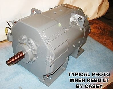 70/90 HP 500/440 RPM Westinghouse, Frame MC810, TENV, Series, 230 Volts, DC Crane and Mill Motor (2 available)