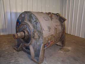 300 HP 375/750 RPM General Electric, Frame MD422AE2, TENV, Stab Shunt, 230 Volts, DC Crane and Mill Motor