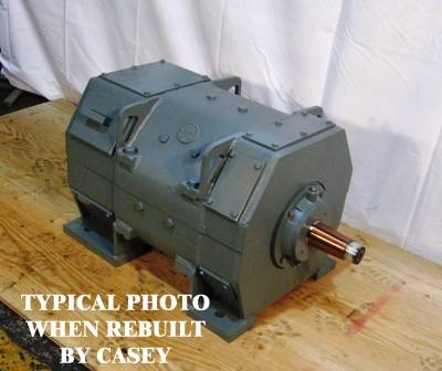 70/90 HP 550/500 RPM General Electric, Frame MD810, TENV, Compound, 230 Volts, DC Crane and Mill Motor