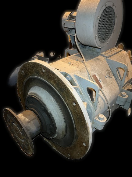 250 HP 435 RPM General Electric, Frame MDV818, TENV, Shunt, 230 Volts, DC Crane and Mill Motor (3 available)