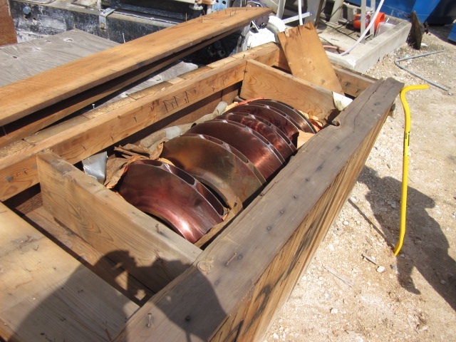 Clark #553, centrifugal compressor rotor, high pressure feed gas service