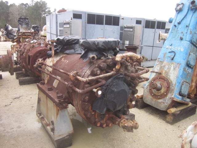 4548 ACFM, Clark #2BAC-8, centrifugal gas compressor, hydrogen booster service, 120/239 PSIA, turbine driven