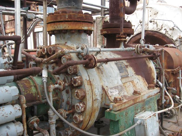 3528 ACFM, Clark #2BC-8, centrifugal gas compressor, syn gas service, 358/914 PSIA, 16930 HP