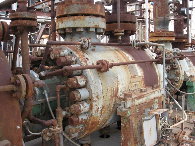 1569 ACFM, Clark #2BF-7, centrifugal gas compressor, syn gas service, 904/1816 PSIA, 16930 HP