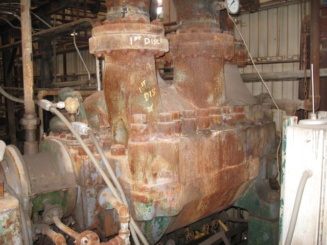 5925 ACFM, Clark #2M8-5, centrifugal gas compressor, refrigeration service, 140/230 PSIA, 5 stage, 9185 HP