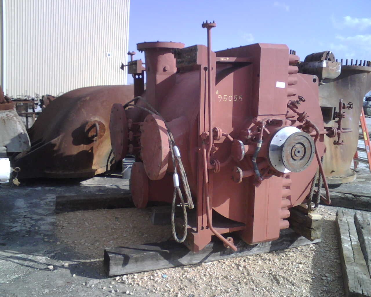 14010 ACFM, DeLaval #8CK44, centrifugal gas compressor, ammonia refrigeration service, 350/350 PSIA, 10210