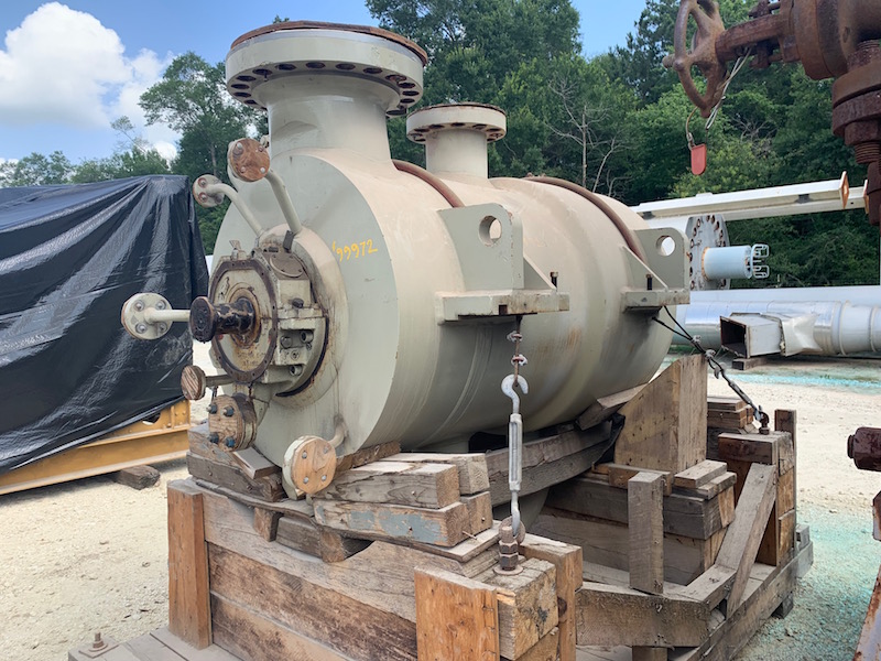 3300 ACFM, Elliott #25MB-4/4, centrifugal gas compressor, 280/1250 PSIA, 10700 HP, 10831 RPM, 1997