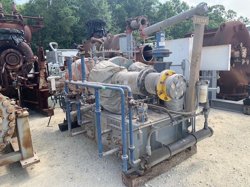 500 cfm, 60 psig, Elliott #150DA3, centrifugal air compressor, turbine driven