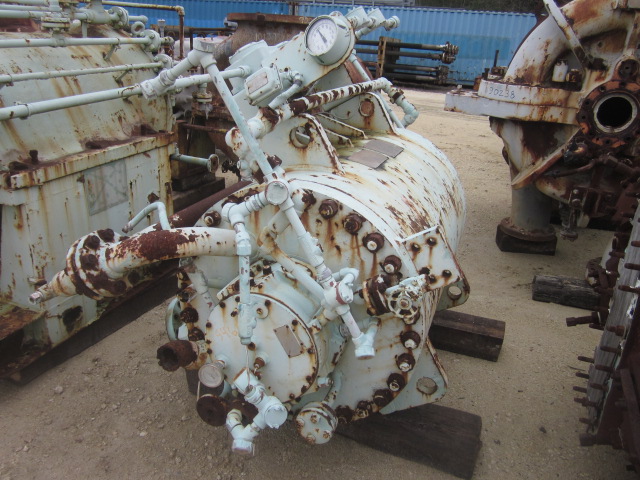 669 ACFM, Elliott #25MB8, centrifugal gas compressor, 344/565 PSIA, 898 HP, 10130 RPM