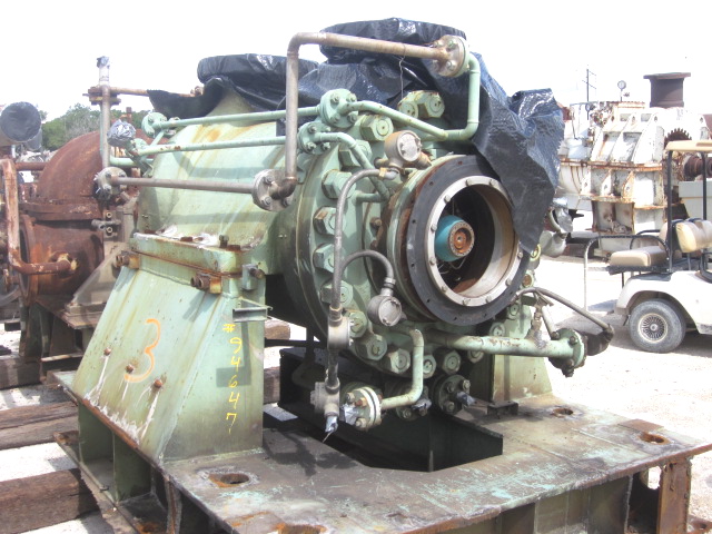 3191 ACFM, Clark #2BAC8, centrifugal gas compressor, hydrogen service, 156/234 PSIA, 8 stage, 2998 HP, 7415