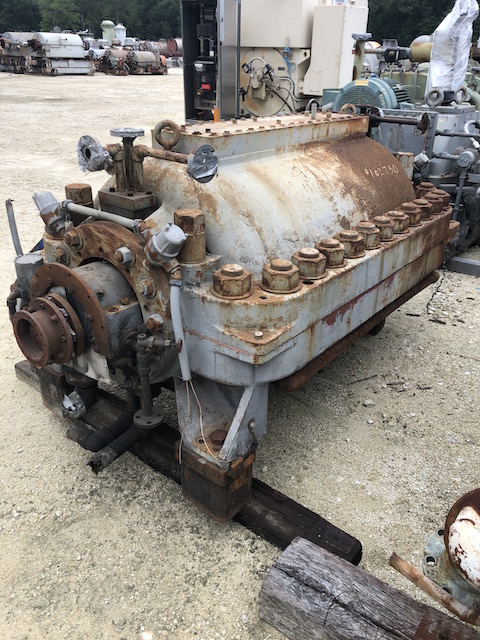 7873 ACFM, Dresser Rand #MGG9(7)33, centrifugal gas compressor, wet gas service, 21/158 PSIA, 7 stage
