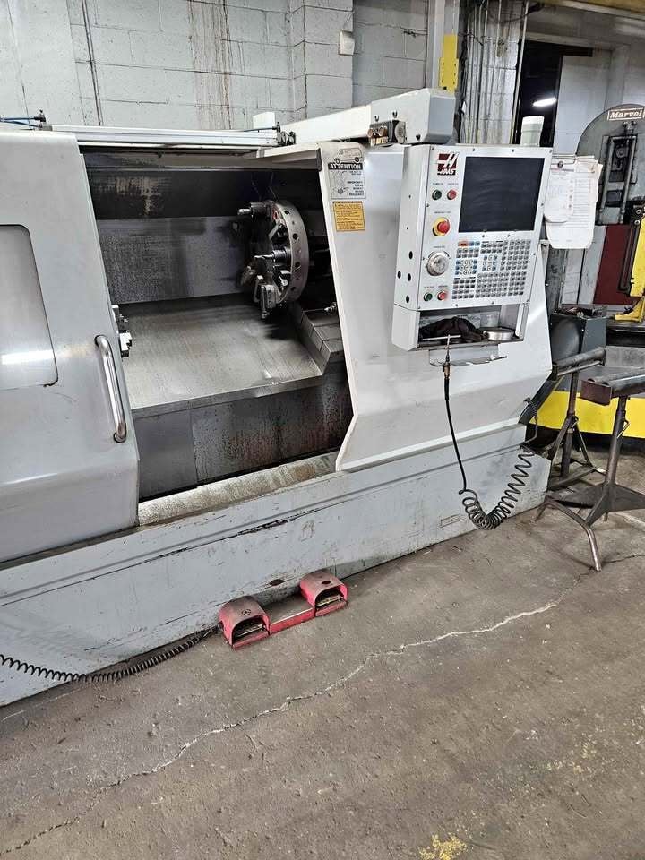 Haas #SL-30T, CNC Lathe, 30" swing, 32" machining length, 10" chuck, 3" bar, 17" turning diameter, 30 HP