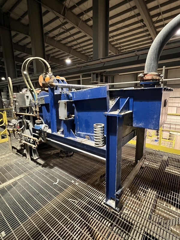 36" x 96" Sizetec #SDS38-6MV-5, Step Deck Vibrating Screen, 4 step decks, (2) 2.3 HP vibrator motors, 1200
