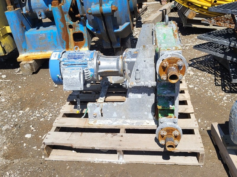 ProMinent, Motor-Driven Process Metering Pump, 5 HP motor, 1760 RPM, Nord SK-73F gear reducer, 23.47:1 ratio